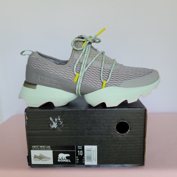 SOREL Kinetic Impact Lace-Up Mesh Platform Sneakers- Women’s Size 10 ⭐ - Picture 5 of 16